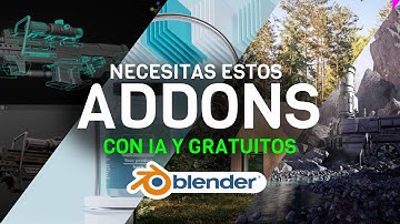 ADDONS e IAs ÚNICOS de BLENDER 4.3 que DEBES TENER! 😱