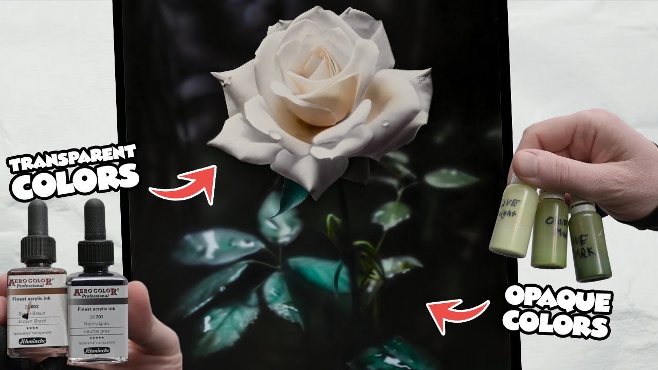 TRANSPARENT vs. OPAQUE Colors: How I USE them in my PAINTINGS