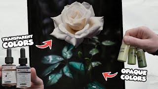 TRANSPARENT vs. OPAQUE Colors: How I USE them in my PAINTINGS