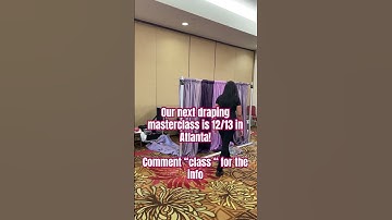 Hands on Draping Masterclass Is in 40 days | learn to level up for 2025
