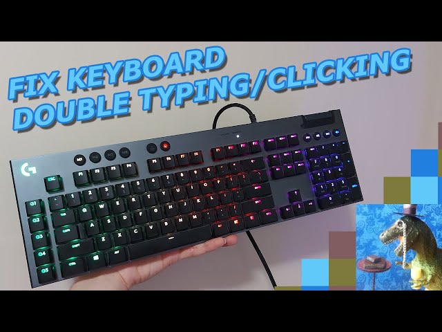 Definere sko Centrum FIX Mechanical Keyboard Double Typing | THE E Man Show - YouTube