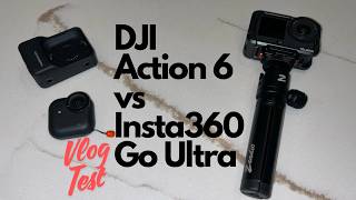 DJI Action 6 vs Insta360 GO Ultra 😳 Which Camera is BETTER for Vlogging?! (4K Test)