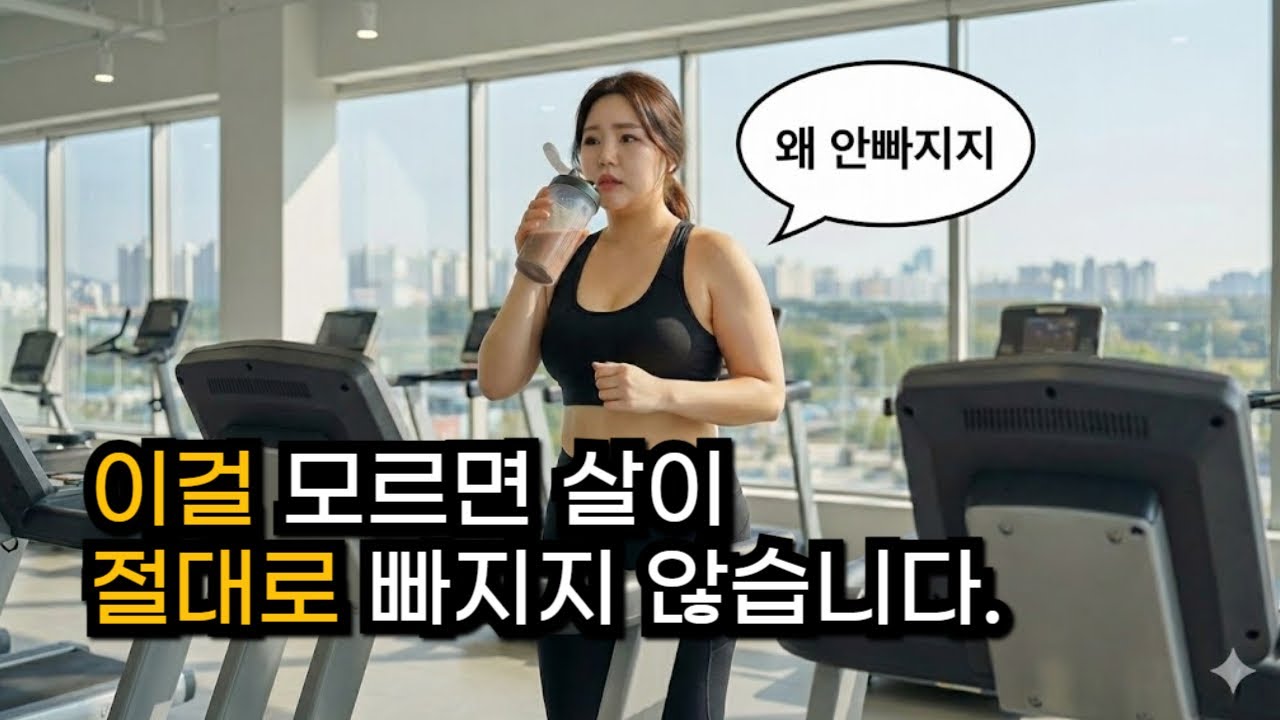 다이어트 할때 꼭 지켜야 하는 2가지! 살은 저절로 빠집니다!