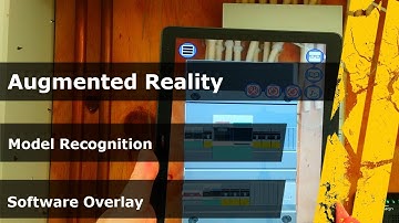 Augmented Reality Model Recognition with Software Menu Overlay