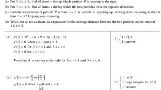 FRQ 2010B Problem 6 - AP Calculus AB Exam