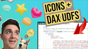 How to create your FIRST Power BI Icon Pack using DAX User Defined Functions (UDFs)!