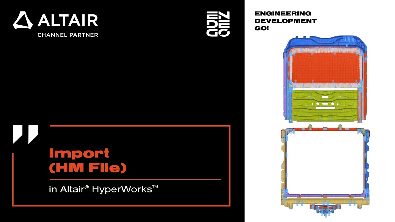 Open 2hm File Import (HM File) in Altair HyperWorks - YouTube
