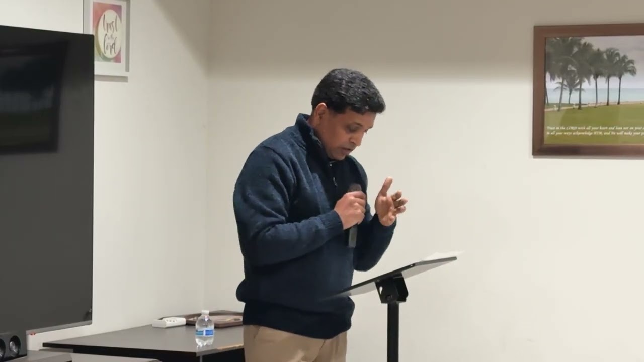 IFFC Bible Study 1/2/2026 Message by Bro.Sridhar. Topic: Judging Others.