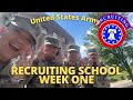 Us army recruiting school  week one