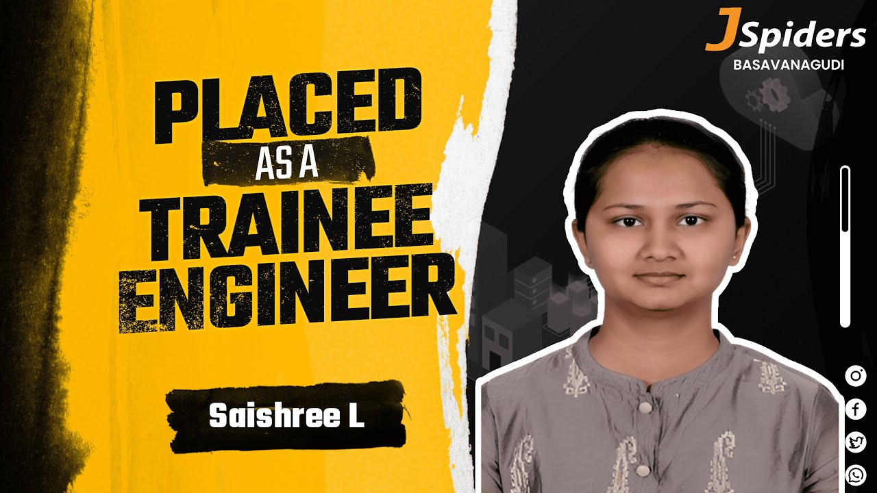 Jspiders Class Rome Student Placement Story from Jspiders Basavanagudi | Trainee - YouTube