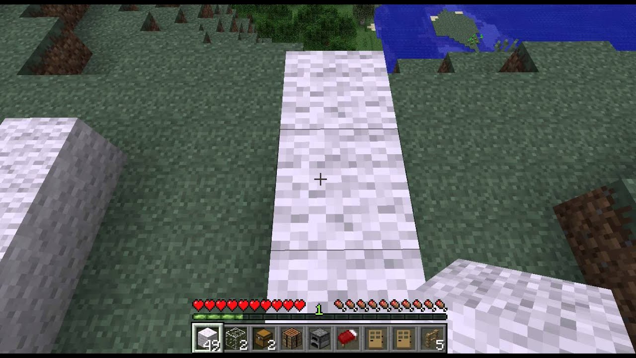 (TUTO) comment faire une tente minecraft - YouTube