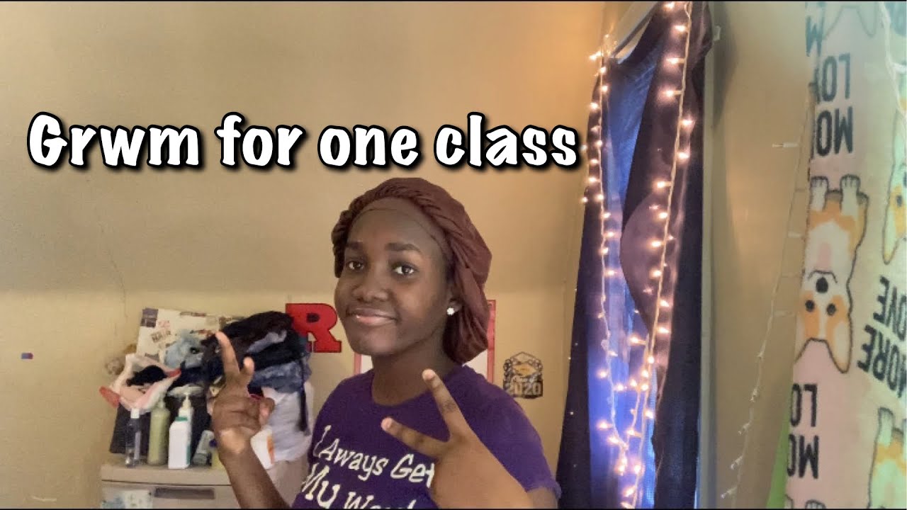 another grwm(no makeup) for one class + vlog