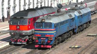 3 trains Pskov - Moscow with different schedules. Life of Pskov railway station