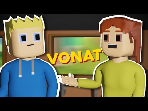 A VONAT ÉS A FURCSA NÉMET NÉNI!