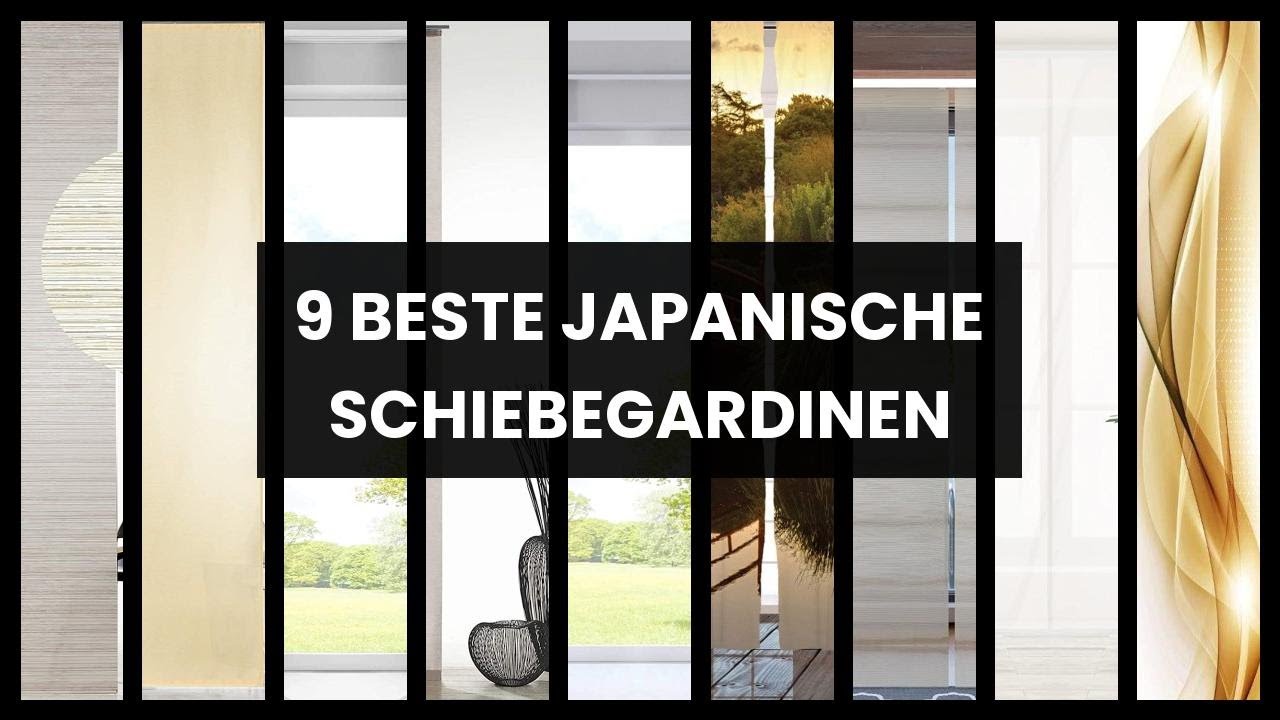 Japanische Schiebegardinen: 9 beste Japanische Schiebegardinen