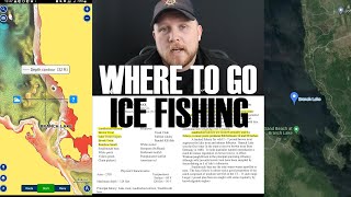 WHERE TO GO ICE FISHING, Tools and Resources to find lakes to Ice Fish in Maine