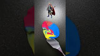 Guess The Mixed Colors Avengers colormixing avengers satisfying asmr shorts