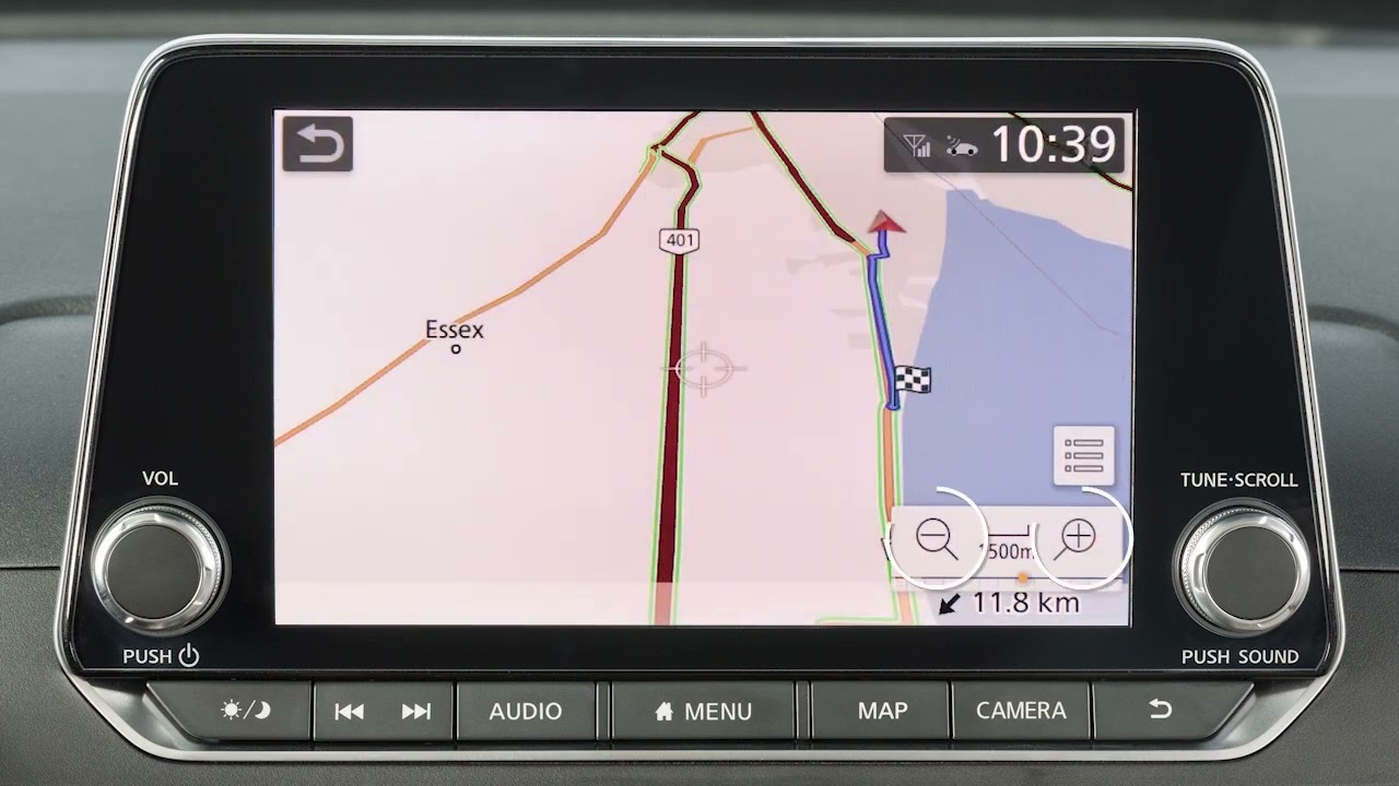 2025 Nissan LEAF - Map Screen Overview (if so equipped)