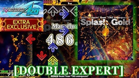【DDR A20】 Splash Gold [DOUBLE EXPERT] 譜面確認＋クラップ