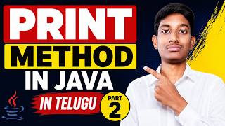 print() and println() in Java Explained | Java Output Statements | Java Full Course | Part 2