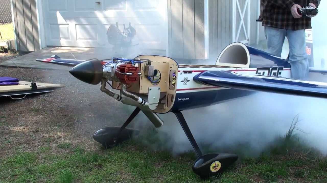 50% Edge 540 VII Cowl Off Engine / Smoke Test - YouTube