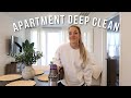 VLOG: Deep Cleaning My Apartment | Clean With Me!