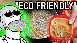 Eating "Eco Friendly" Straws To See if Turtles are just Weak
