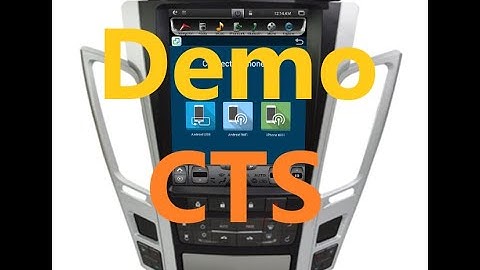 Demo Video: 10.4" 2008 - 2013 Cadillac CTS and 2009 - 2014 Cadillac CTS-V