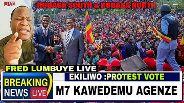 FRED LUMBUYE LIVE: MUSEVENI KAWEDEMU WETWOGERELA EBANTU BAMAZE OKUMUGOBA
