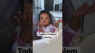 Toddler Problem solving #appreciatetheeveryday #funny #celebratethesimple #toddlerlife #babytalk Wealth