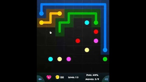 flow game facebook - 8 x 8 mania level 13 Connect the dots