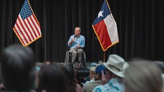 Gov. Greg Abbott gives families affected by Texas floods personal checks