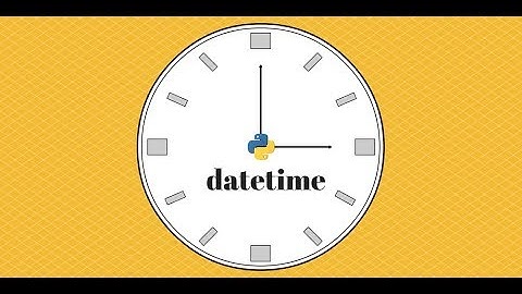 The date with datetime in Python