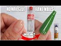 Diy fake nail extension using coke bottle at home with fevicol | Easy Diy Nail Glue At home