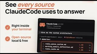 See the sources behind every Claude Code answer