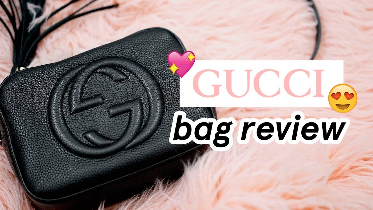 Gucci Soho Disco Bag Review What&#39;s in my bag - YouTube