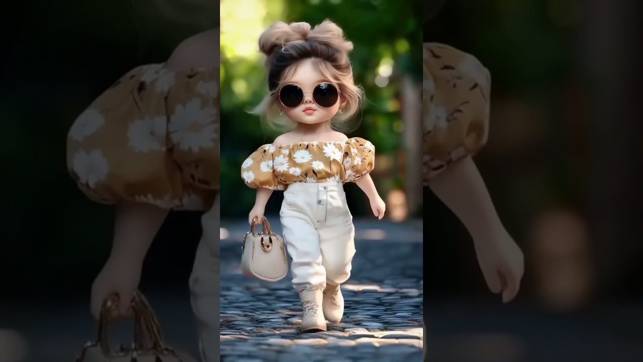 Daisy Diva Doll Walks the Ramp in Style! 🌼👜✨ 