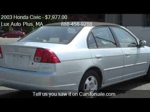 2003 Honda Civic Hybrid 48 Mpg Blue 98k Miles For In You 2003 Honda Civic Hybrid 48 Mpg Blue 98k Miles For In