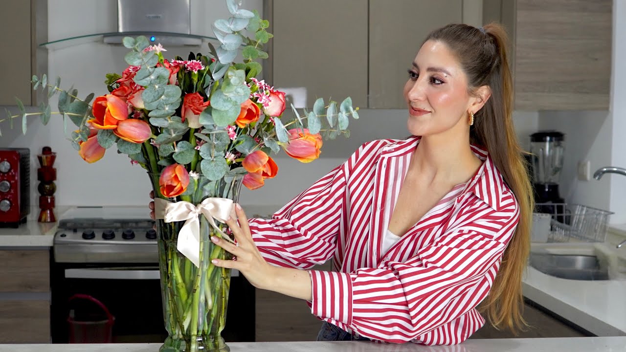 ASMR Delicate Floral Arrangement | Gentle Trimming, Scissors & Water Effects for Tingles Soft-Spoken