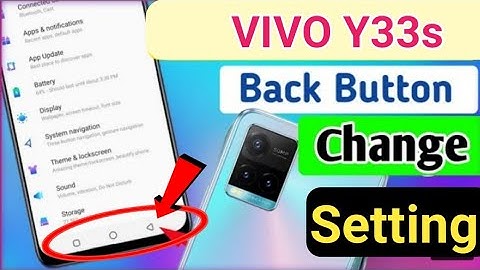 Vivo y33s Back Button Setting Kaise Change kare | Vivo y33s navigation setting Kaise Theek kare