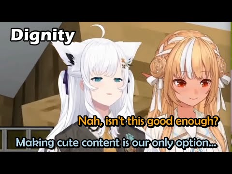 【Hololive English Sub】Fubuki & Flare Slip Into Samurai Dialect After Seeing Sora’s Adorable Creation