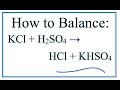 Balancing Chemical Equations Concepts