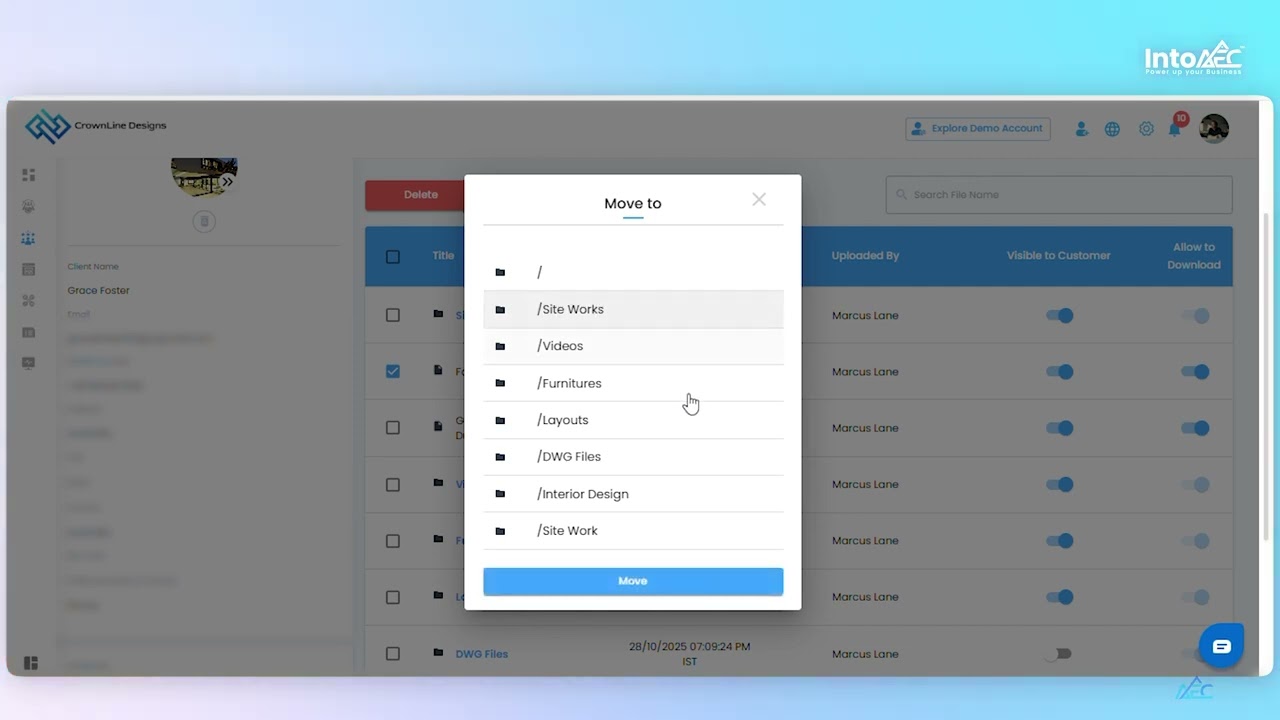 How to Upload and Manage Files in Your Project | IntoAEC Project Files Tutorial