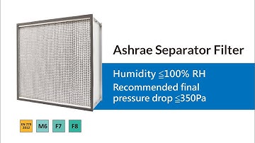 ASHRAE Separator Box Filters