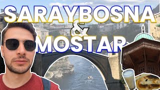 Boşnak Böreği Tattık, Mostar Köprüsü'ne Çıktık | SARAYBOSNA & MOSTAR VLOG | Balkanlar Gezisi - 3