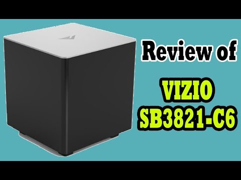 VIZIO SB3821-C6 Sound Bar with Wireless Subwoofer Reviews