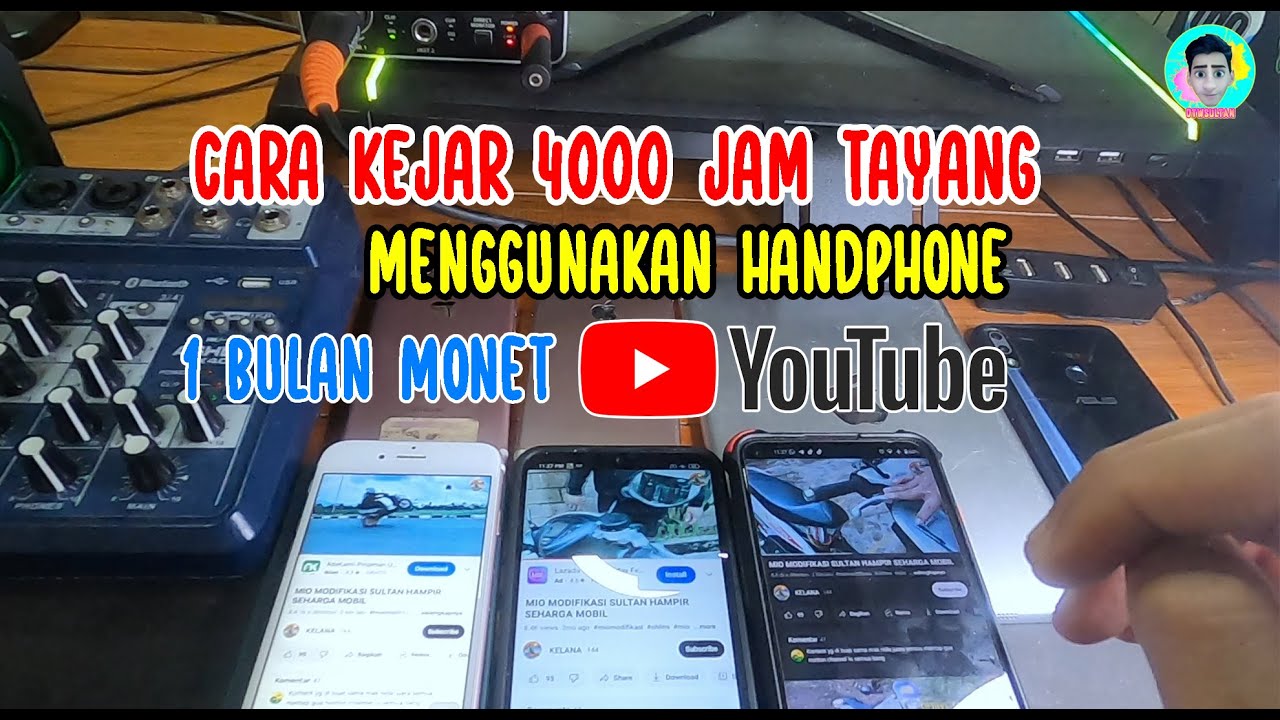 Ready go to ... https://youtu.be/wtEBu_0q_hg [ CARA KEJAR 4000 JAM TAYANG MENGGUNAKAN HANDPHONE]