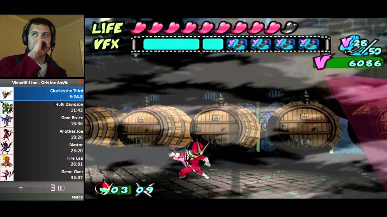 Viewtiful Joe Speedrun Tutorial - Chapter 1-2 Walkthrough