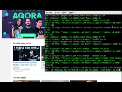 como mudar cor de linha do comando linux ubuntu