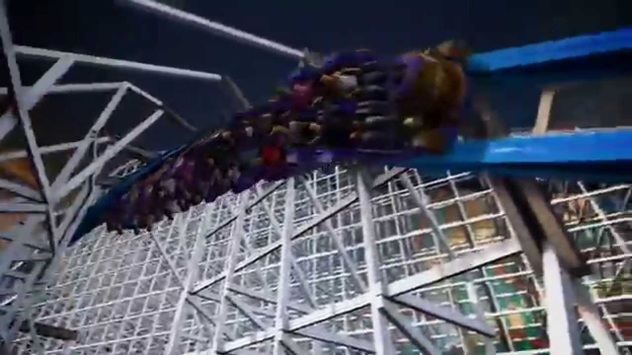 Twisted Colossus Hybrid Coaster - New for 2015 at Six Flags Magic ...